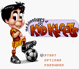 The Adventures of Kid Kleets Title Screen